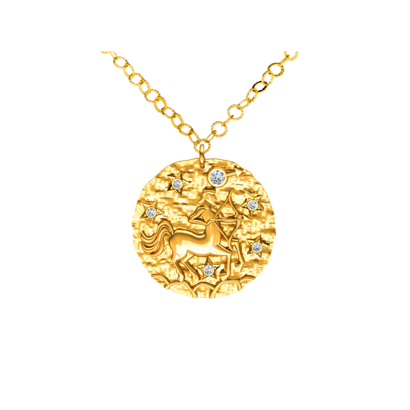 Srebrny naszyjnik znak zodiaku Strzelec ZZ5207ST_2