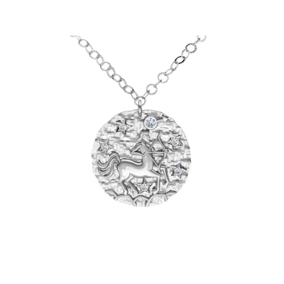 Srebrny naszyjnik znak zodiaku Strzelec ZZ5207ST