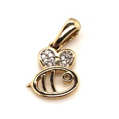 Zawieszka Au 585/0.02ct