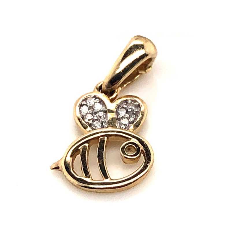 Zawieszka Au 585/0.02ct