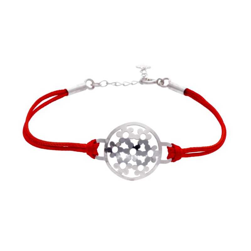 Bransoletka na czerwonym sznurku 19 cm BS170922/11