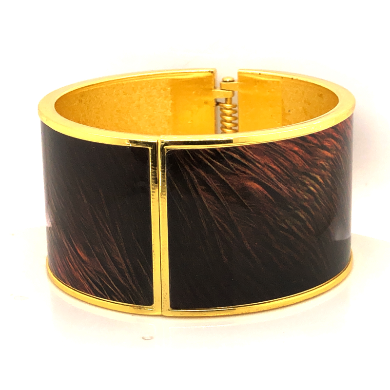 Bransoleta stalowa z emalią BSZ117_11