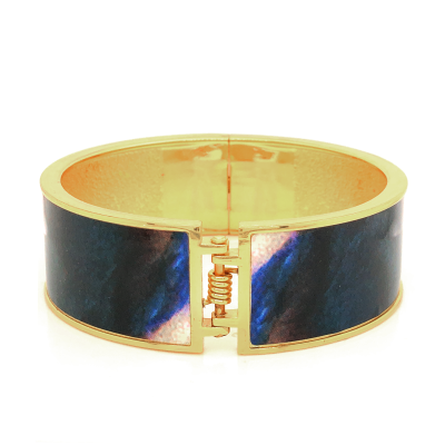 Bransoleta stalowa z emalią BSZ117_2