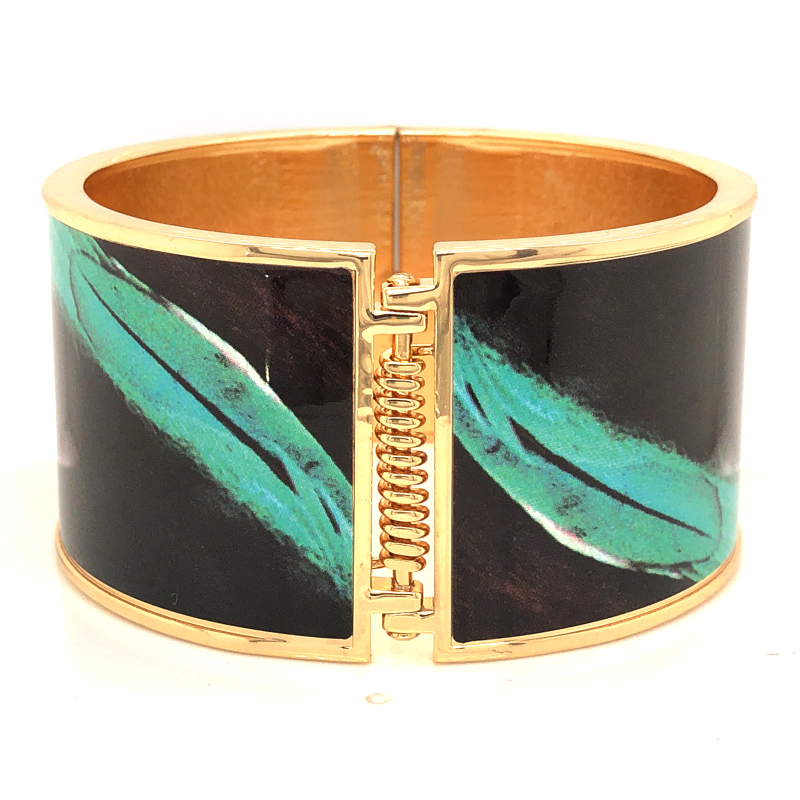 Bransoleta stalowa z emalią BSZ117_7