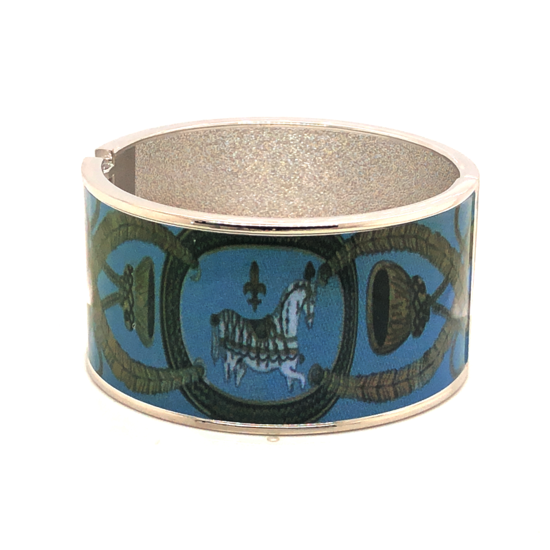 Bransoleta stalowa z emalią BSZ117_9