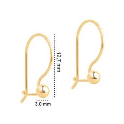 Kolczyki srebrne Ag 925 Kulka IM0640224EG3