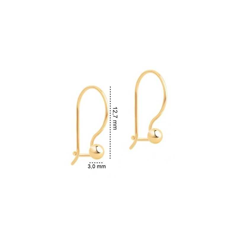 Kolczyki srebrne Ag 925 Kulka IM0640224EG3