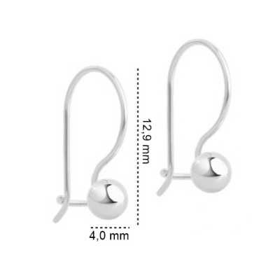 Kolczyki srebrne Ag 925 Kulka IM0640224ER4