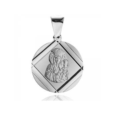 Medalik Srebrny Matka Boska Częstochowska MD1525