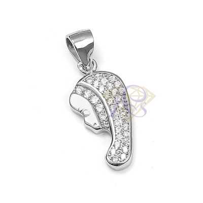 Srebrny Medalik Matka Boska Fatimska MDS08