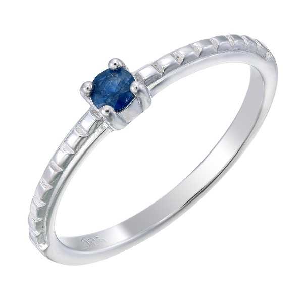 Pierścionek Ag925 Niebieski Szafir NA2235-R-NBS-WP