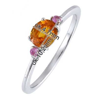 Pierścionek Ag 925 Szafir Multicolor 3789-R-MU-WP