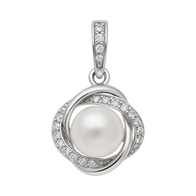 Zawieszka srebrna Ag 925 z perłą IM0030925PR