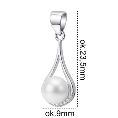 Zawieszka srebrna Ag 925 cyrkoniami IM0050925PR