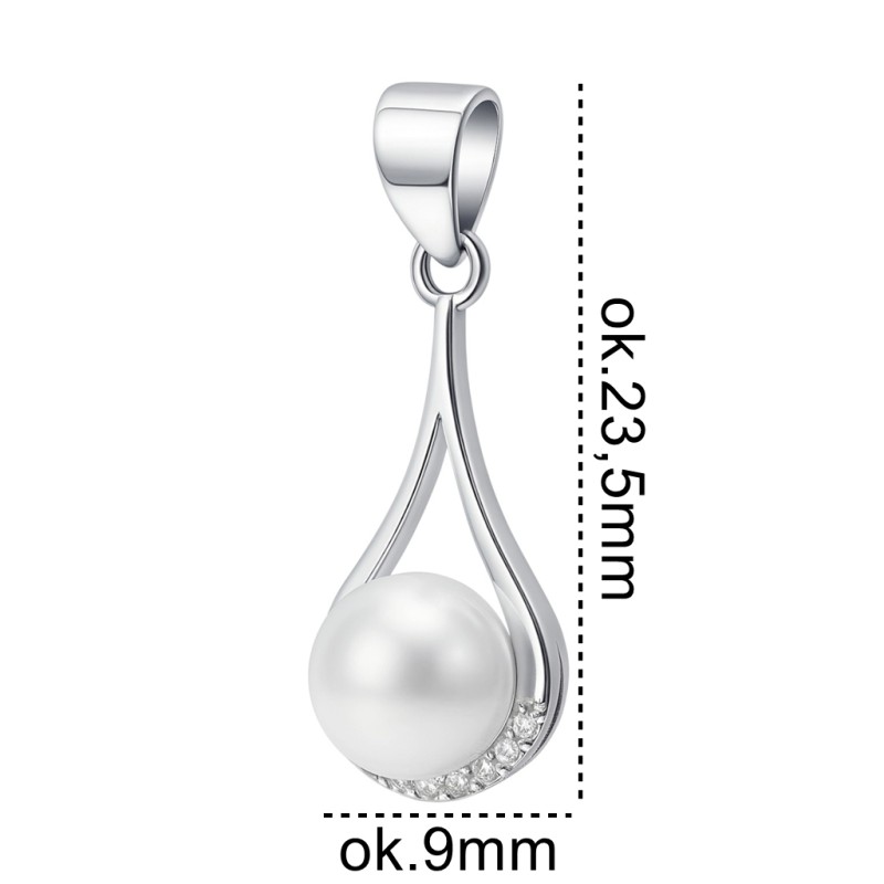Zawieszka srebrna Ag 925 cyrkoniami IM0050925PR
