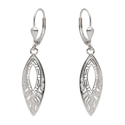 Kolczyki srebrne Ag 925 grecki wzór IM0640925ER