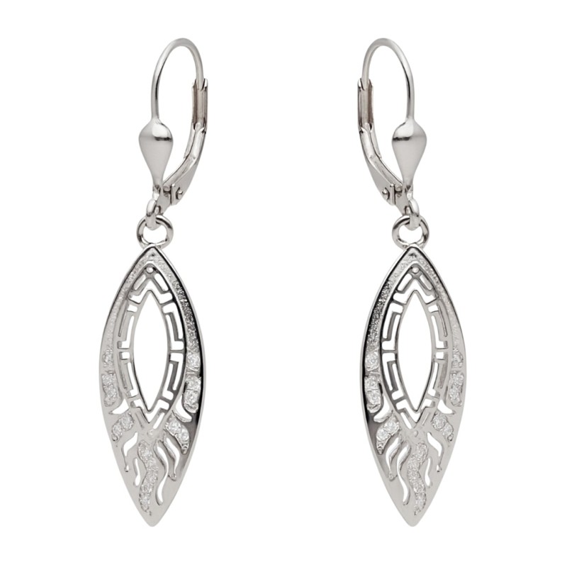 Kolczyki srebrne Ag 925 grecki wzór IM0640925ER