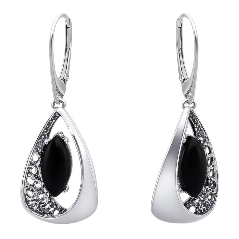 Kolczyki srebrne Ag 925 z kamieniem AR945OOXE