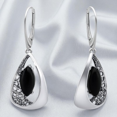 Kolczyki srebrne Ag 925 z kamieniem AR945OOXE