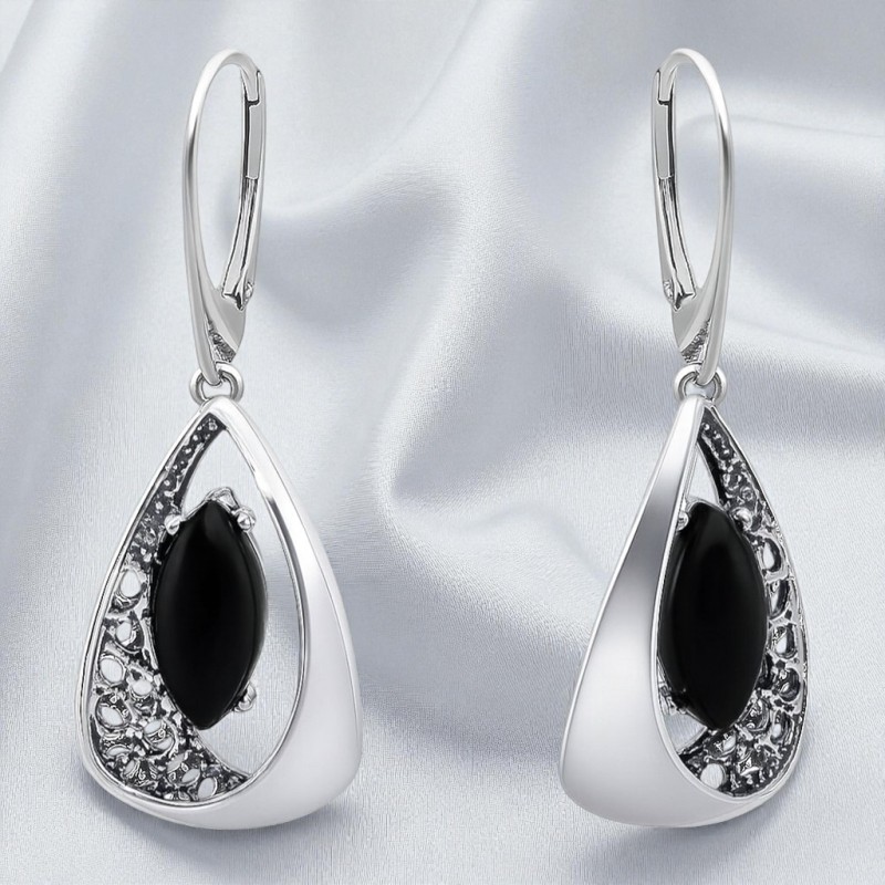 Kolczyki srebrne Ag 925 z kamieniem AR945OOXE