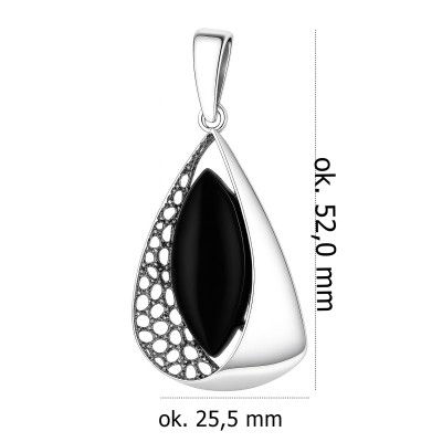 Zawieszka srebrna Ag 925 z kamieniem AR945OOXP