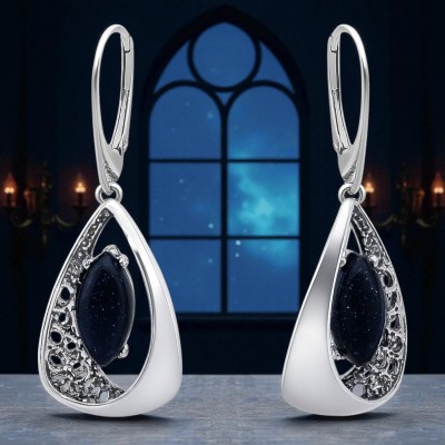 Kolczyki srebrne Ag 925 z kamieniem AR945NOXE