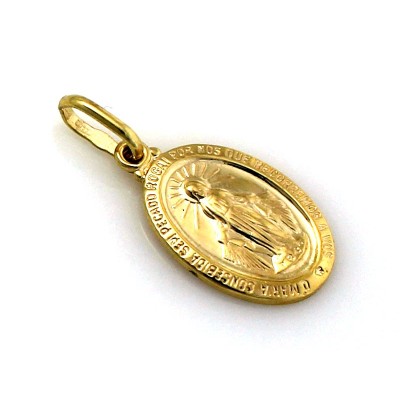 Cudowny medalik złoty Au 585 Niepokalana ZA_1533C