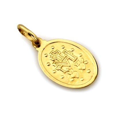 Cudowny medalik złoty Au 585 Niepokalana ZA_1533C