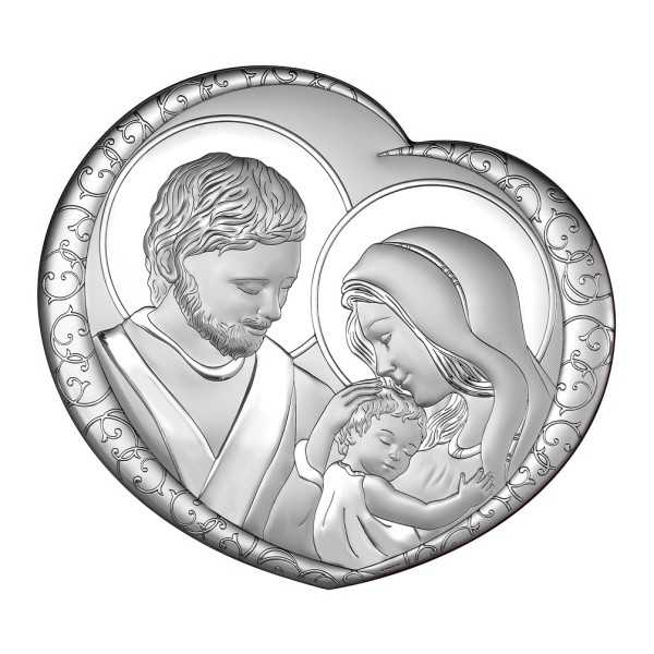 Obrazek srebrny Święta Rodzina 6562