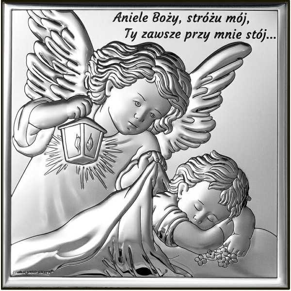 Obrazek srebrny Anioł Stróż 6730S