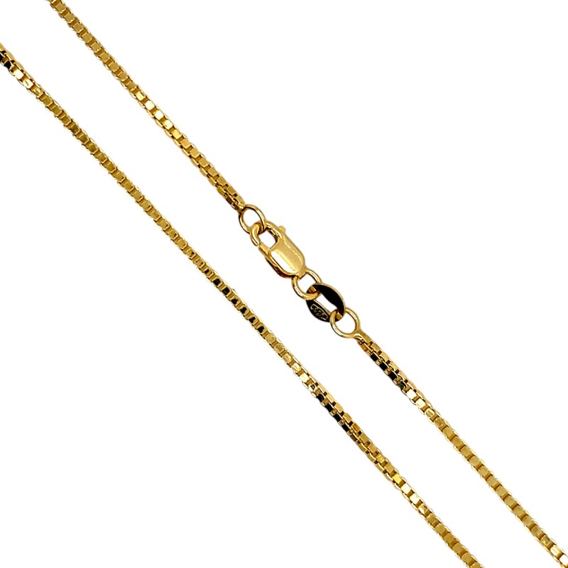 Łańcuszek złoty Splot Kostka Au 585