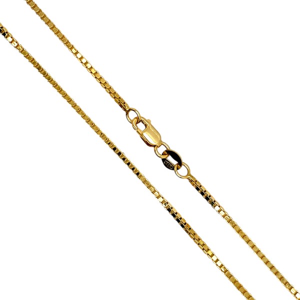 Łańcuszek złoty Splot Kostka Au 585