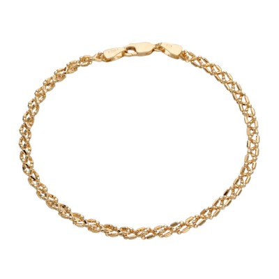 Bransoleta złota Pleciona próby Au 585