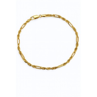 Bransoleta złota ozdobna próby Au 585