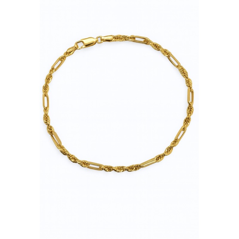 Bransoleta złota ozdobna próby Au 585