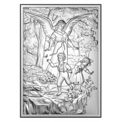 Obrazek srebrny Anioł Stróż 6446