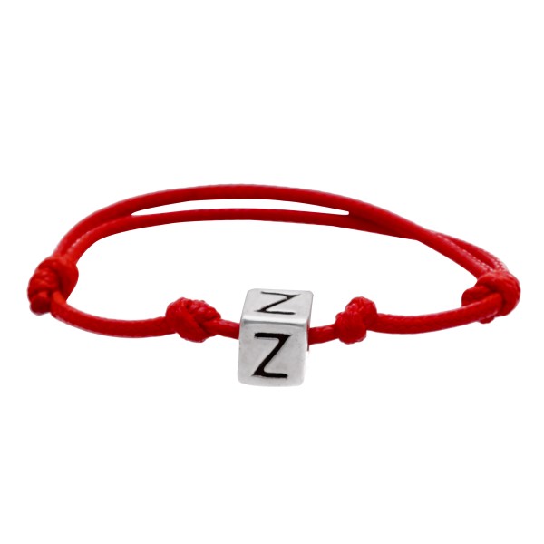 Bransoletka na sznurku z literką Z BS160922