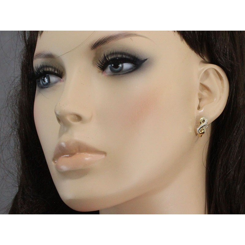 Kolczyki złote Au 585 Infinity