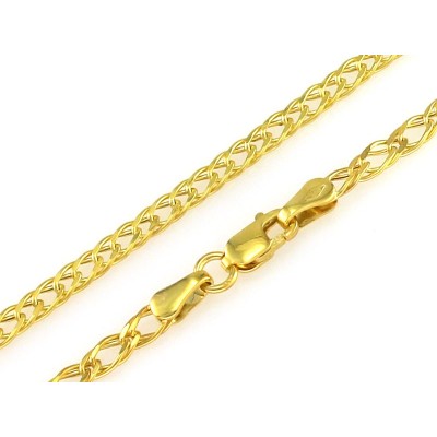 Łańcuszek złoty Au 585 Rombo podwójne LA121A