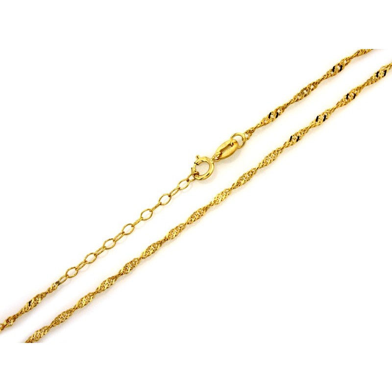 Złoty łańcuszek Au 585 Singapur