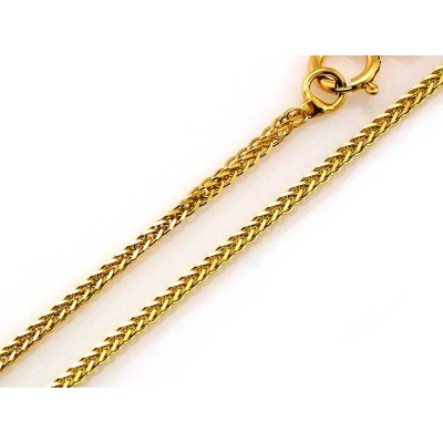 Łańcuszek złoty Au 585 splot lisi ogon 