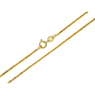 Złoty łańcuszek Au 585 ozdobny