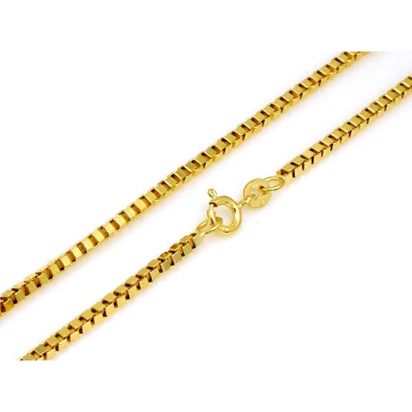 Łańcuszek złoty Au 585 Kostka LA454