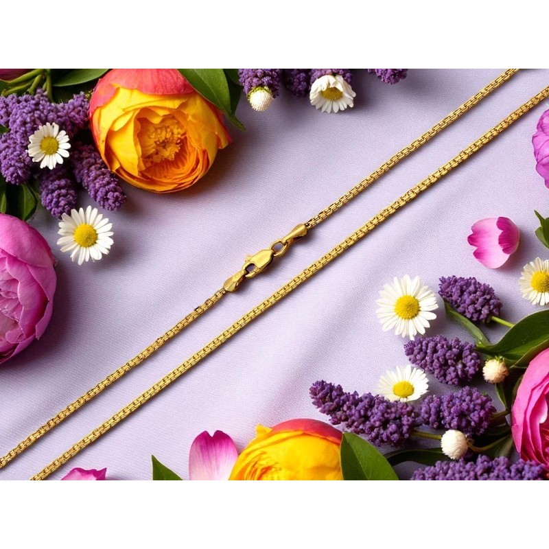 Łańcuszek złoty Au 585 Bismark LA504G/45