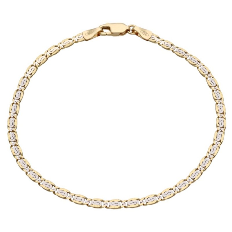 Bransoleta złota ozdobna próby Au 585