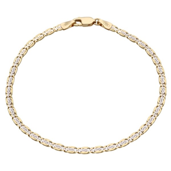 Bransoleta złota ozdobna próby Au 585