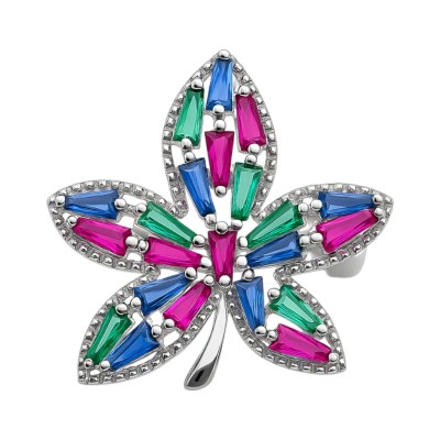 Broszka srebrna Ag 925 z cyrkoniami IM0940925AR