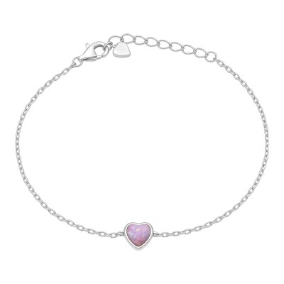 Bransoleta srebrna Ag 925 opal IM1000925BR_P