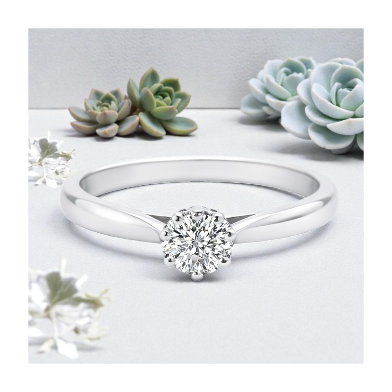 Pierścionek Au 585 z diamentem W-468 r.8