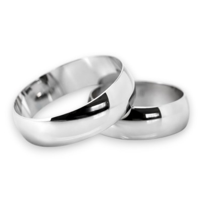 Obrączka srebrna Ag 925 OBR003/6mm